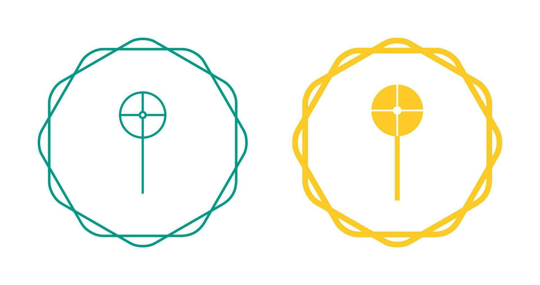 Striped Candy Vector Icon