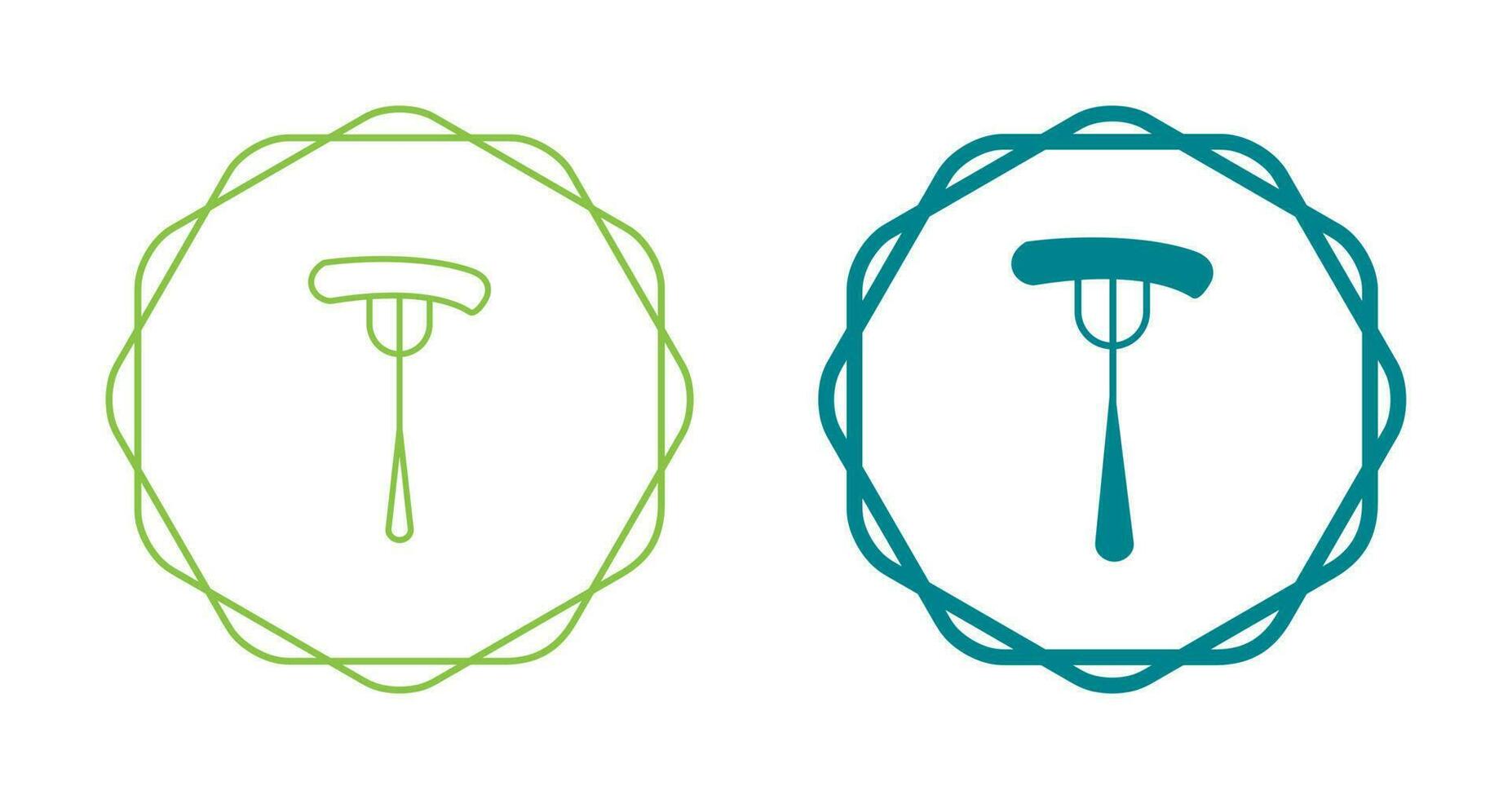Burning Sausage Vector Icon