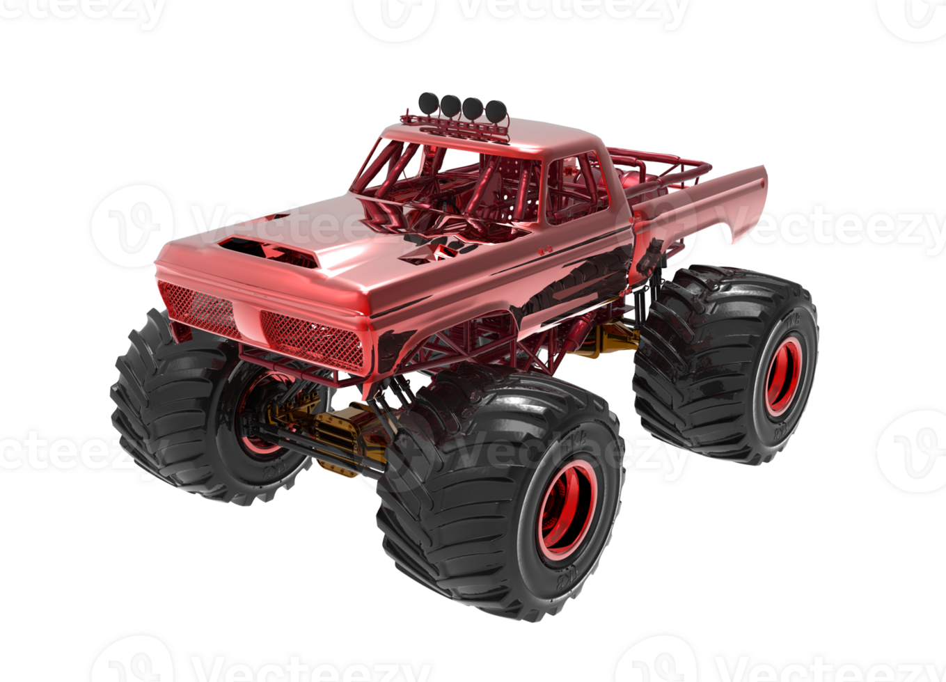 Monster truck 3d isolated png