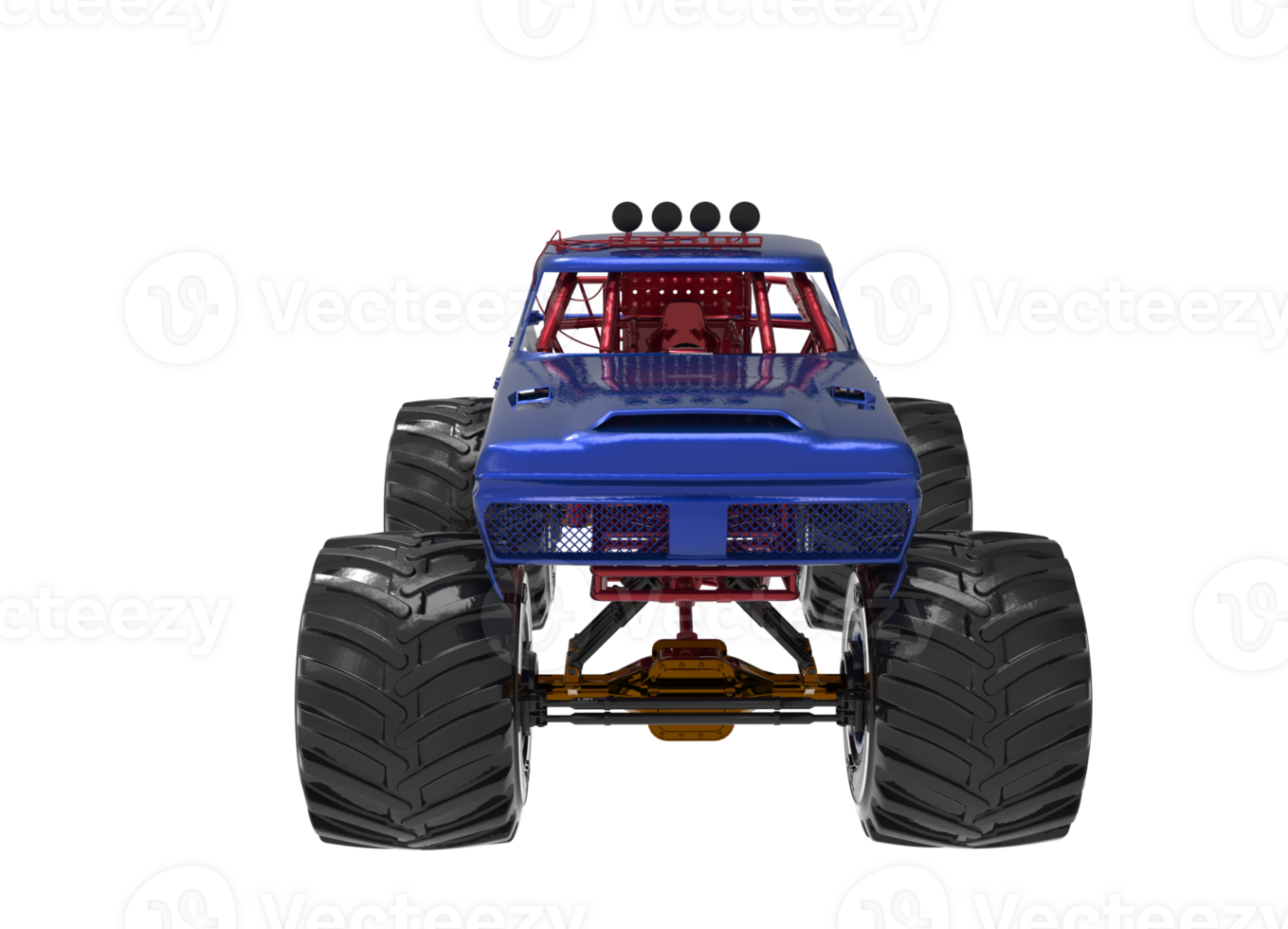 Monster truck 3d isolated png