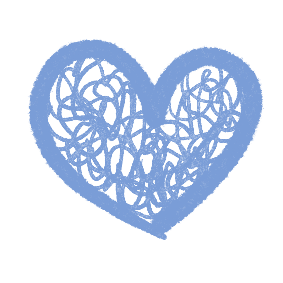 Hand drawn hearts, minimal hearts for planners png