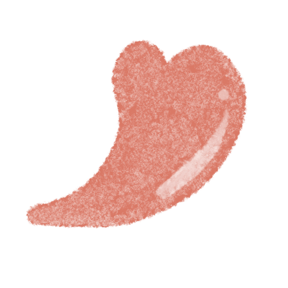 Hand drawn hearts, minimal hearts for planners. png