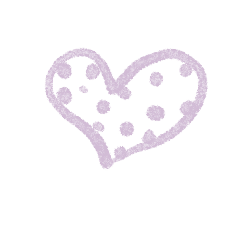 Hand drawn hearts, minimal hearts for planners. png