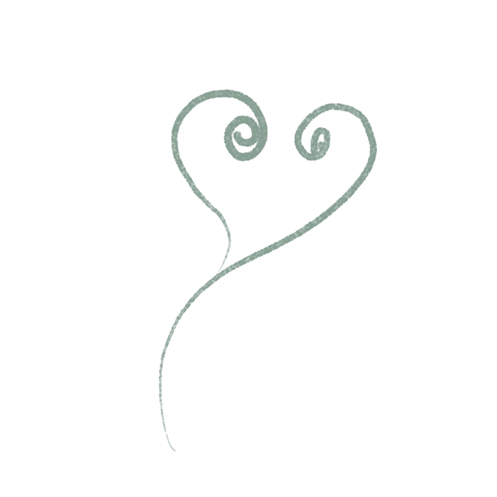 Hand drawn hearts, minimal hearts for planners. png