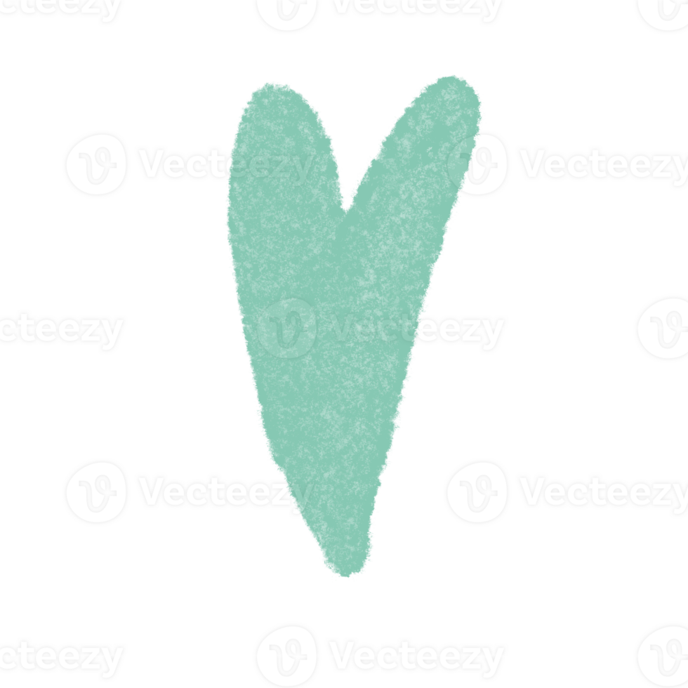 Hand drawn hearts, minimal hearts for planners. png