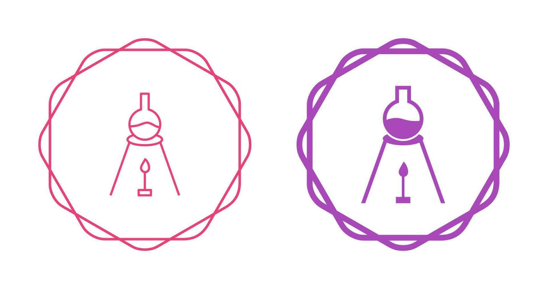Experiment on Heat Vector Icon