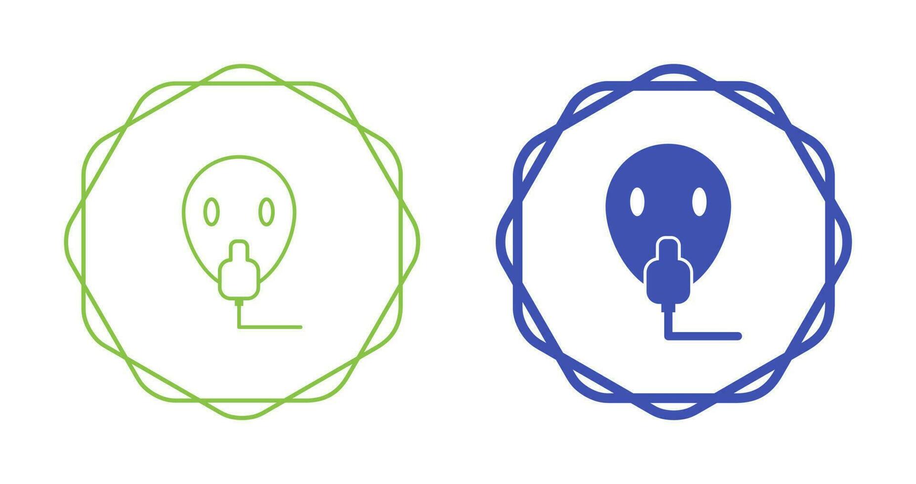 Oxygen Mask Vector Icon