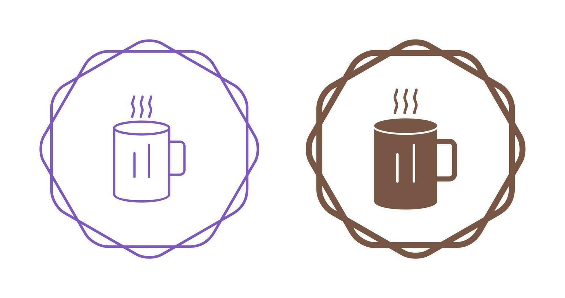 icono de vector de café caliente