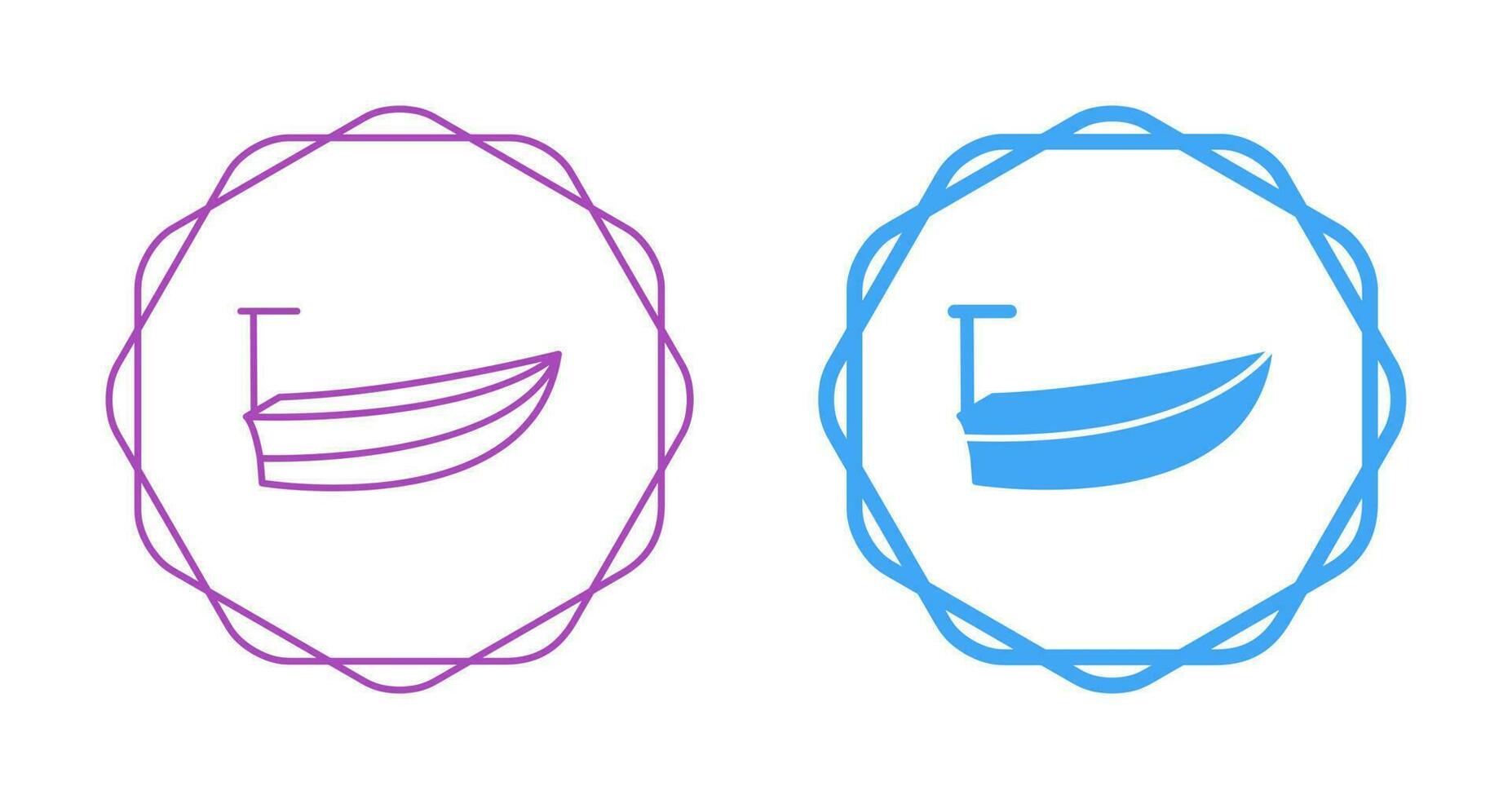 Small Boat Vector Icon