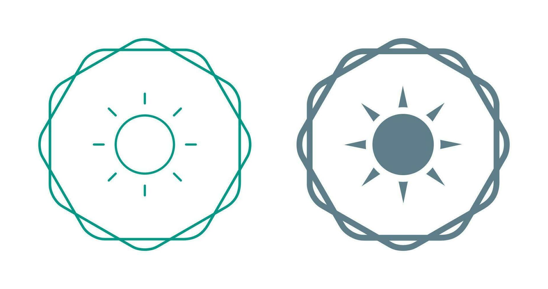 Sun Vector Icon