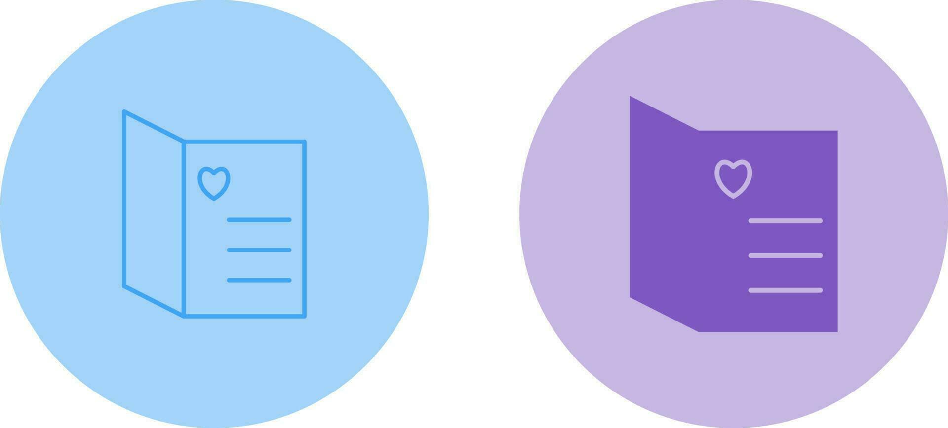 Open Card Vector Icon