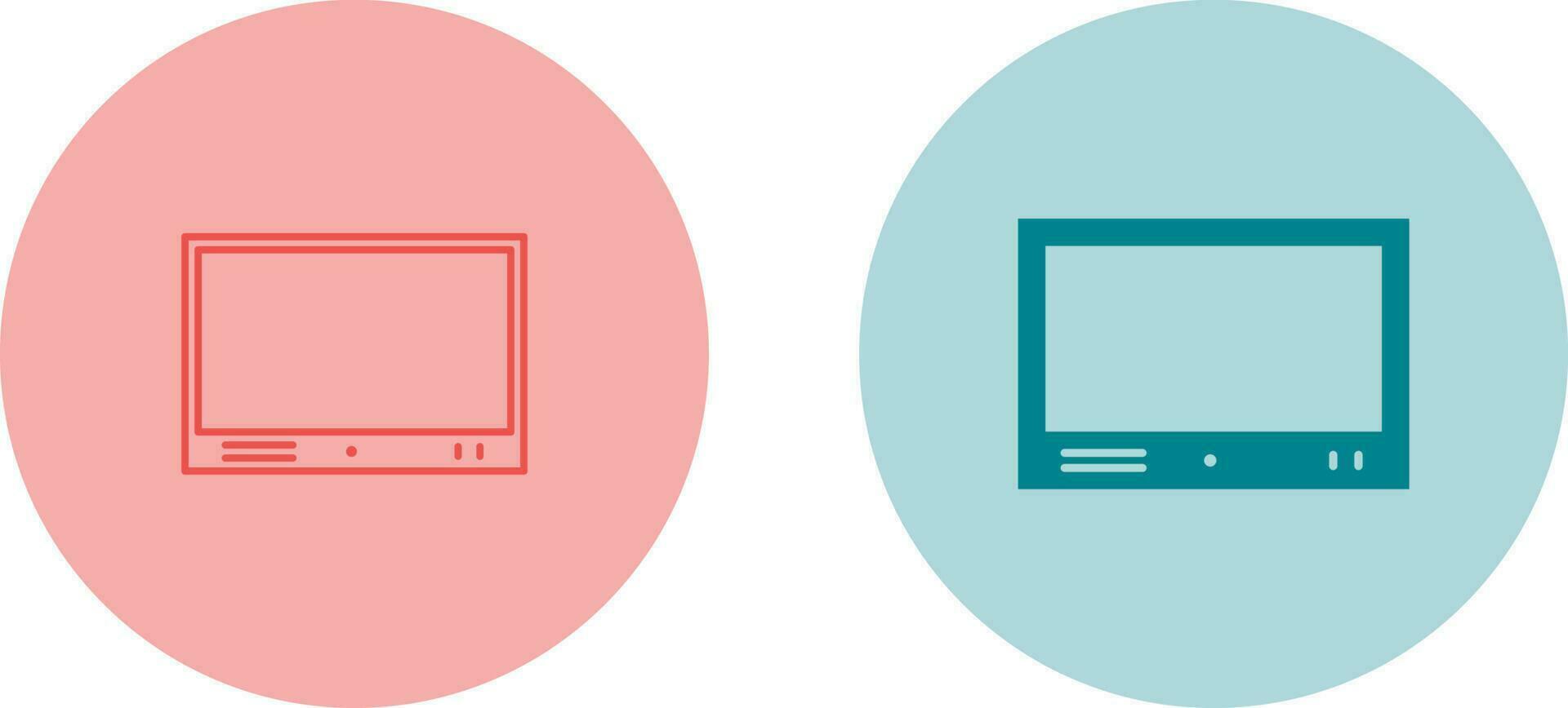 Television Set Vector Icon