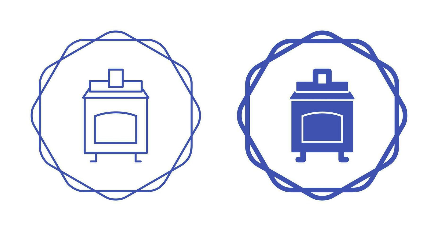 Coal Furnace Vector Icon