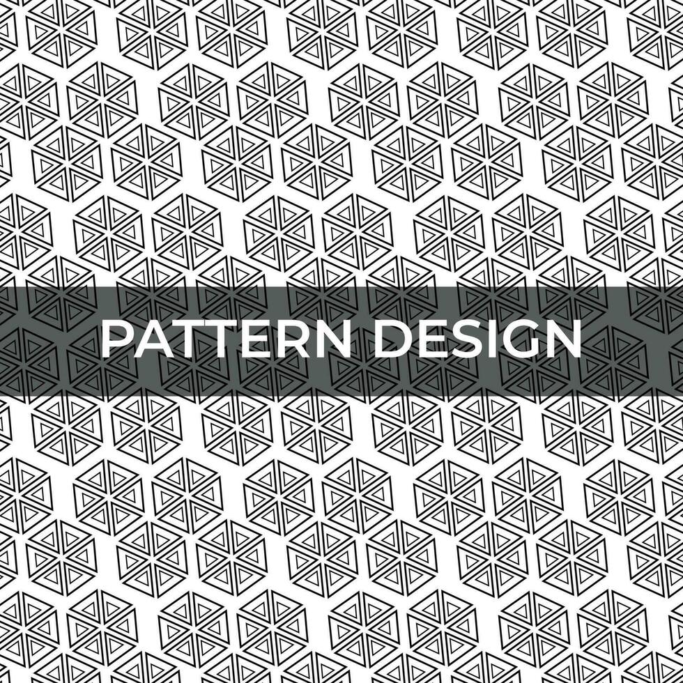 Modern abstract geometric pattern design vector