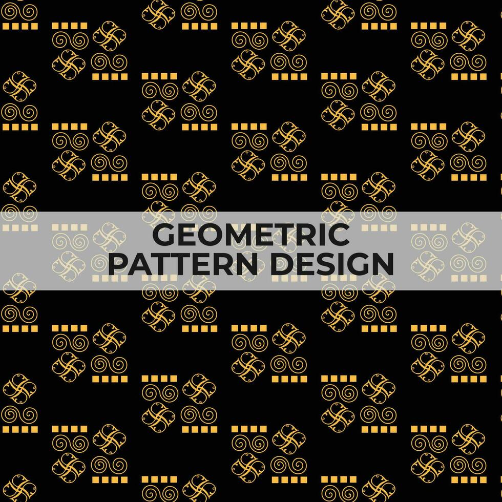 Modern abstract geometric pattern design vector