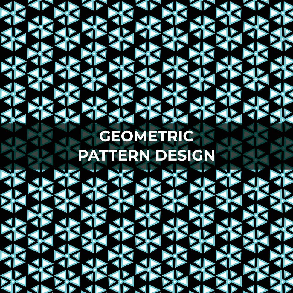 Modern abstract geometric pattern design vector