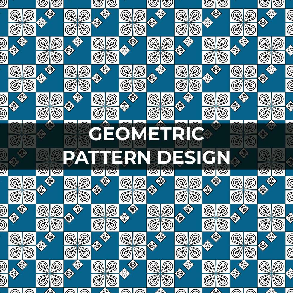 Modern abstract geometric pattern design vector