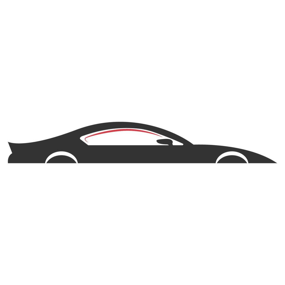 deporte coche logo icono diseño vector