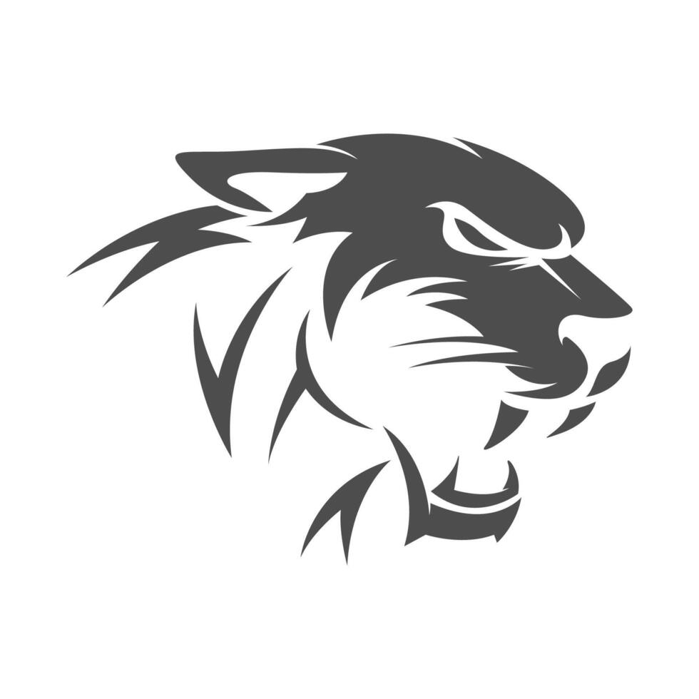 Panther icon logo design vector