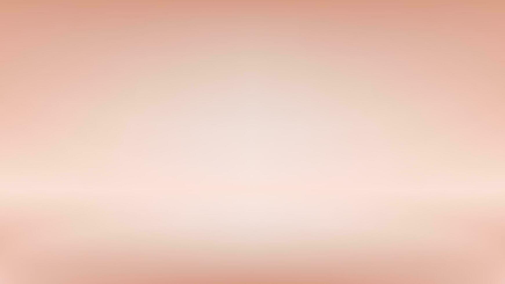 Rose Gold background with horizon light. Vector illustration. Eps10