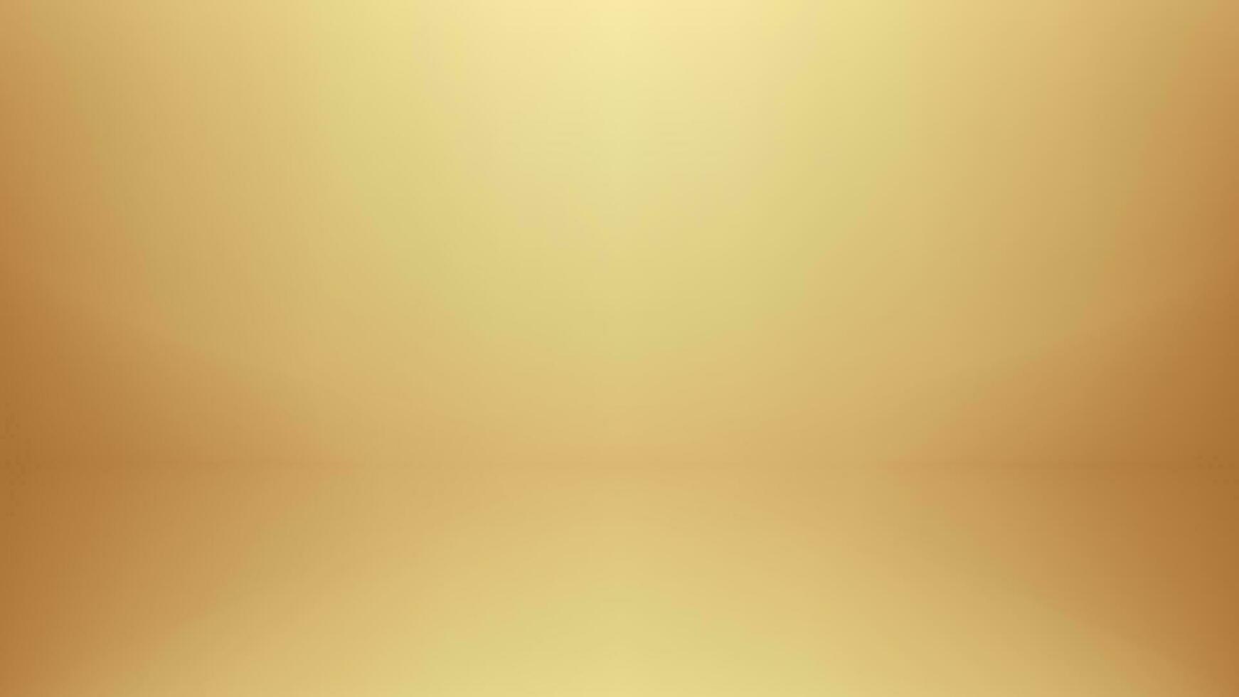 Gold Color Studio Background for Presentation Products. Vector illustration. Eps10