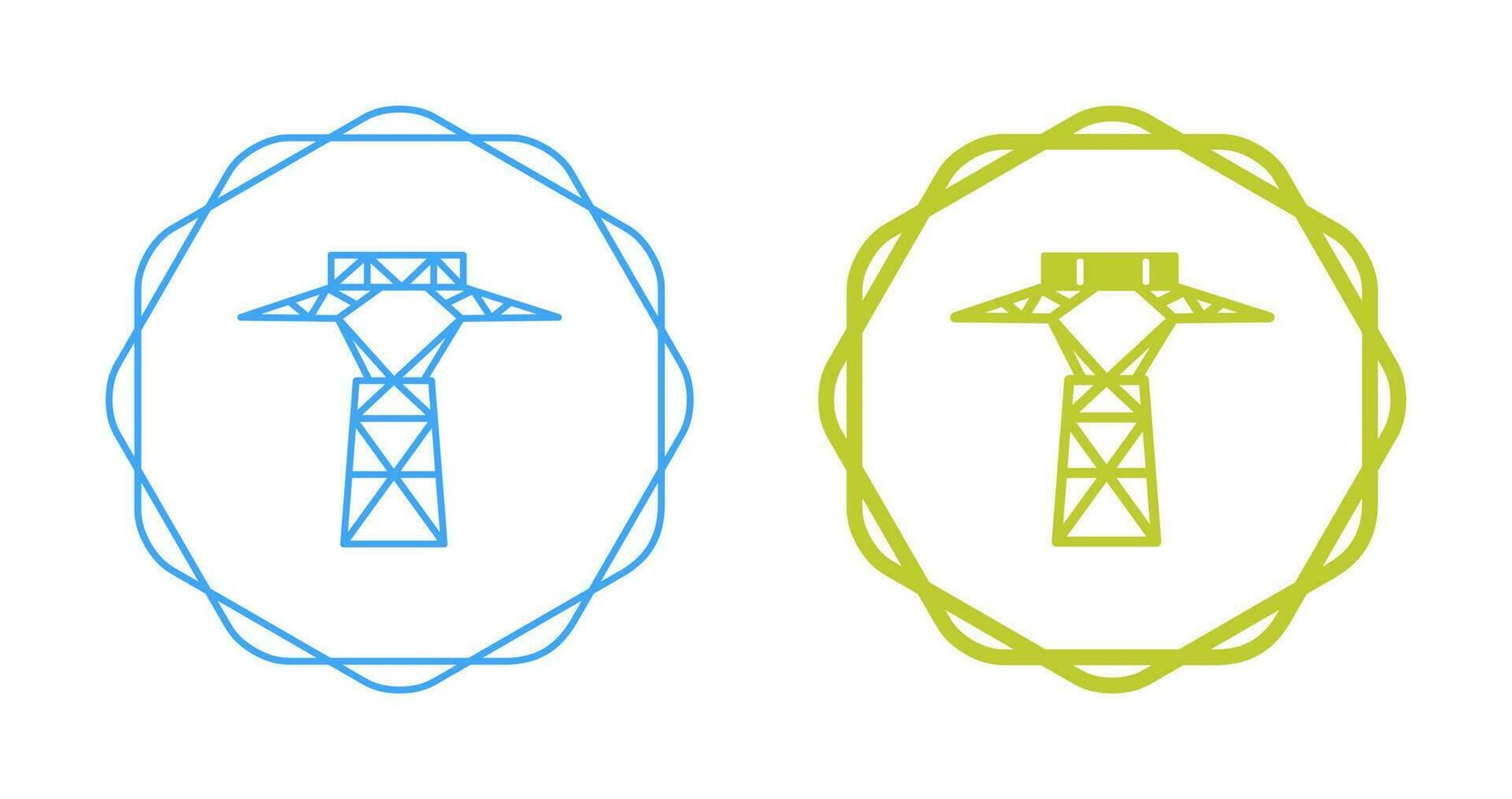 Power Line Vector Icon