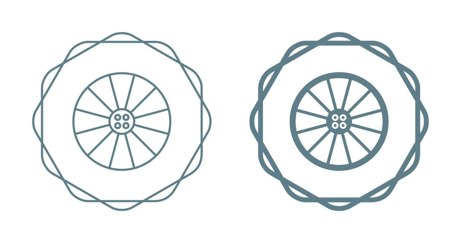 Wheel Vector Icon