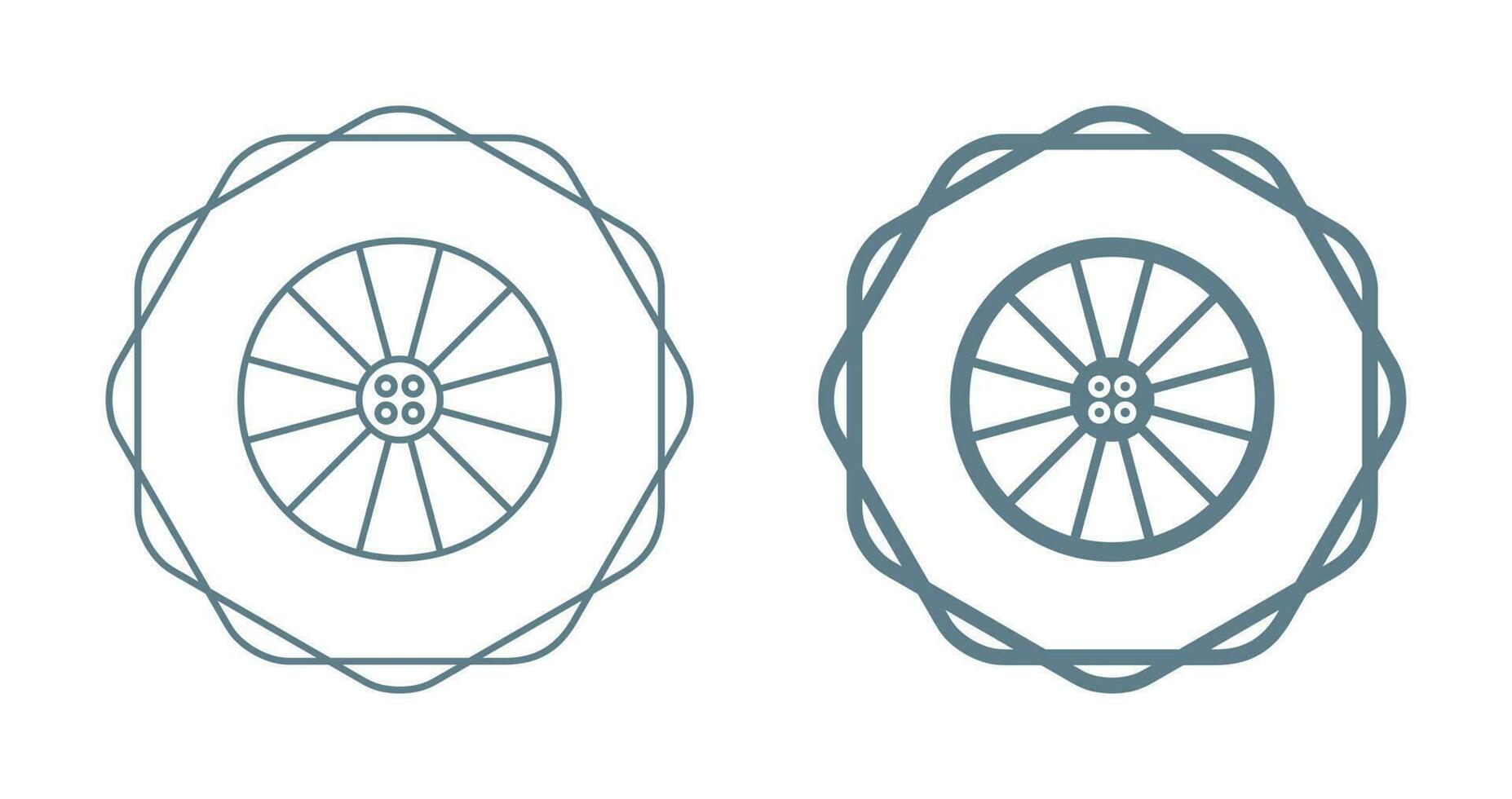 Wheel Vector Icon