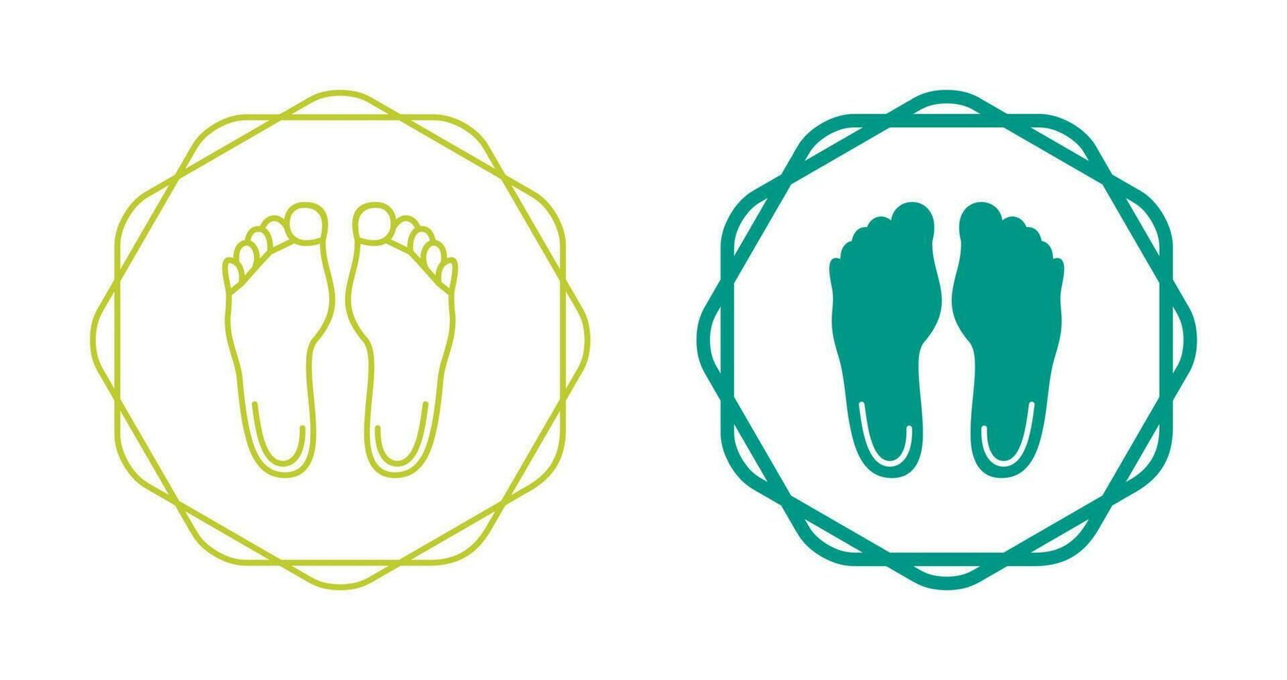 Feet Vector Icon