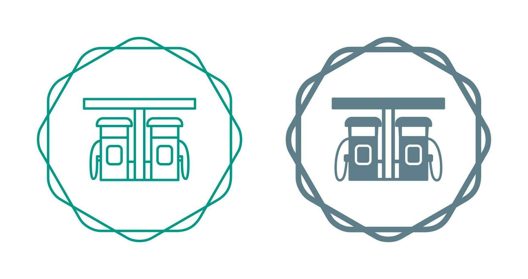 Petrol Station Vector Icon