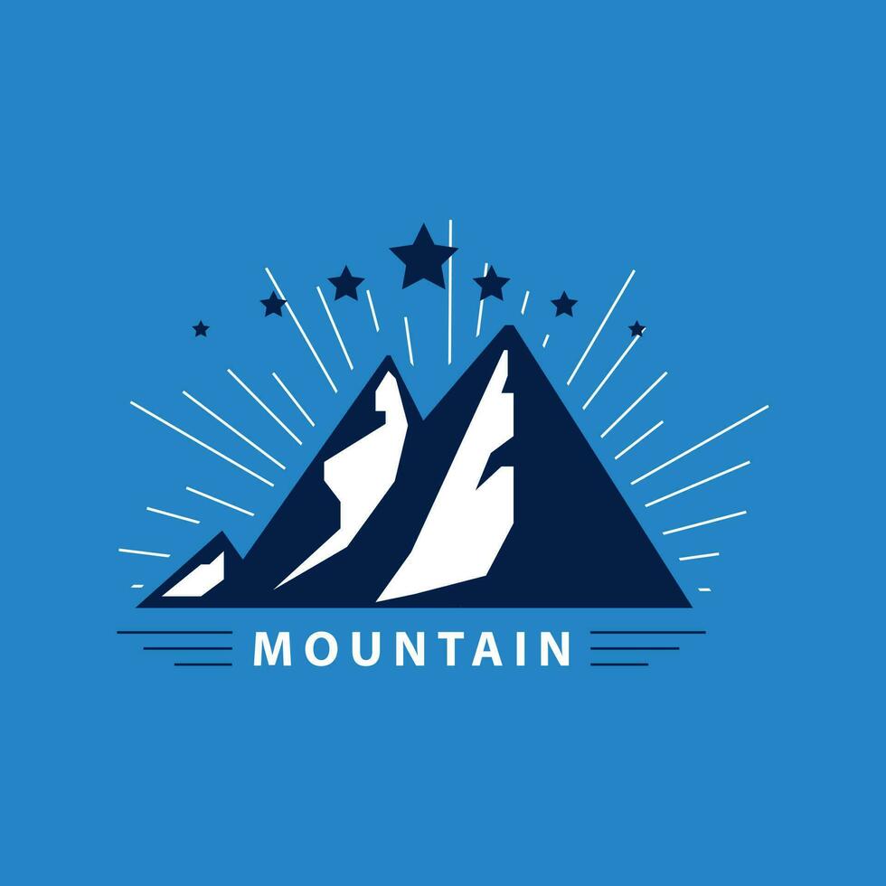 mountain travel emblems. Camping outdoor adventure emblems, badges and logo patches. Mountain tourism, hiking. Forest camp labels in vintage style vector