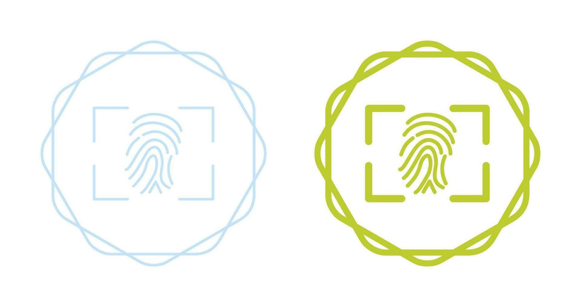 Fingerprint Vector Icon