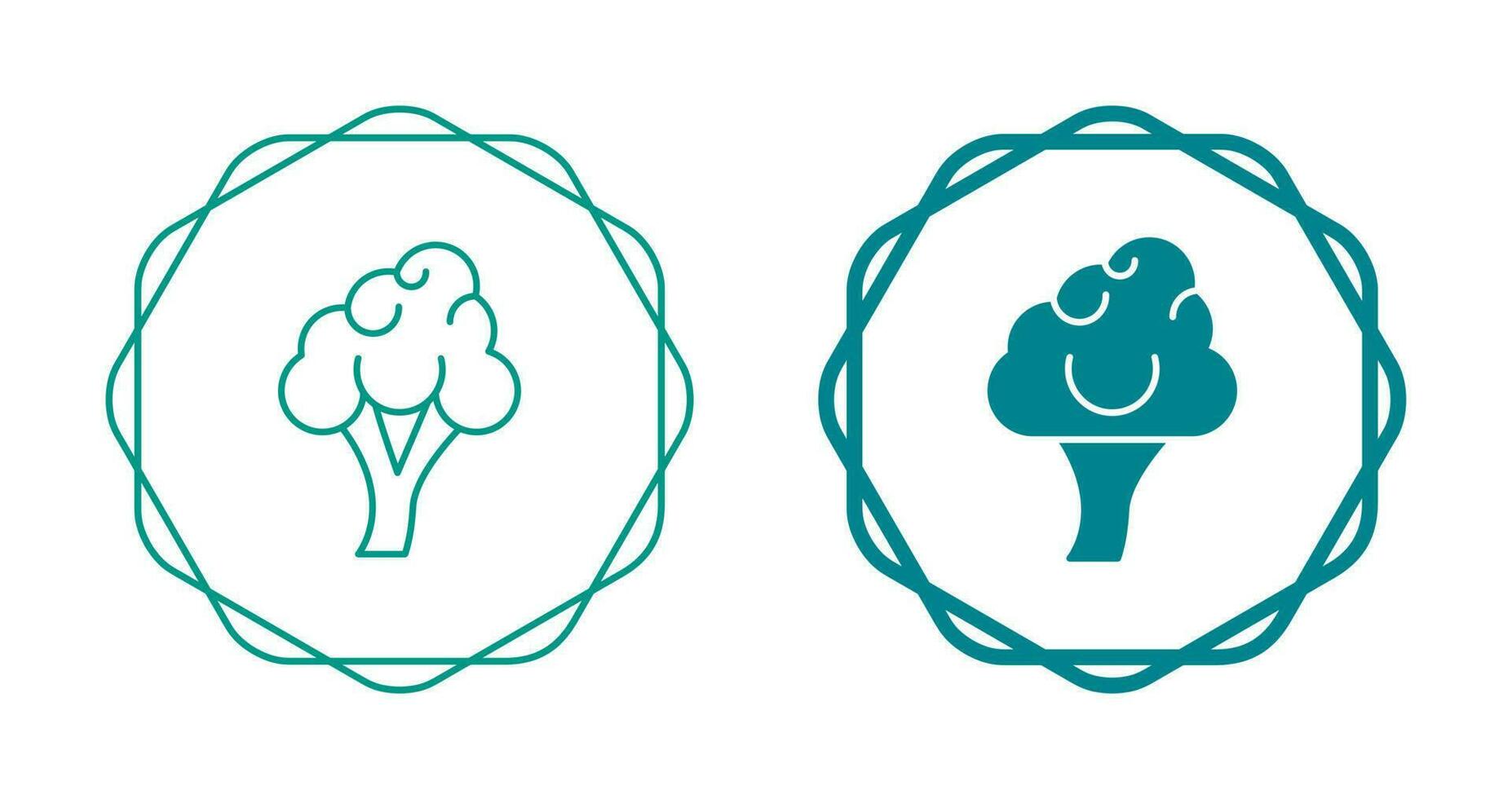 Broccoli Vector Icon