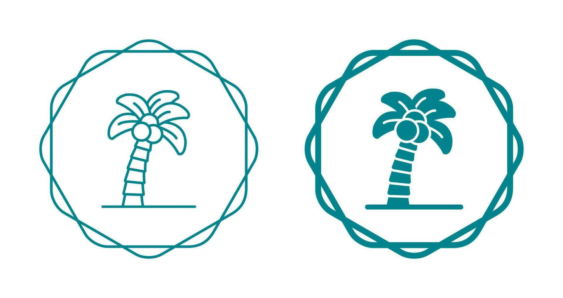 Palm Tree Vector Icon