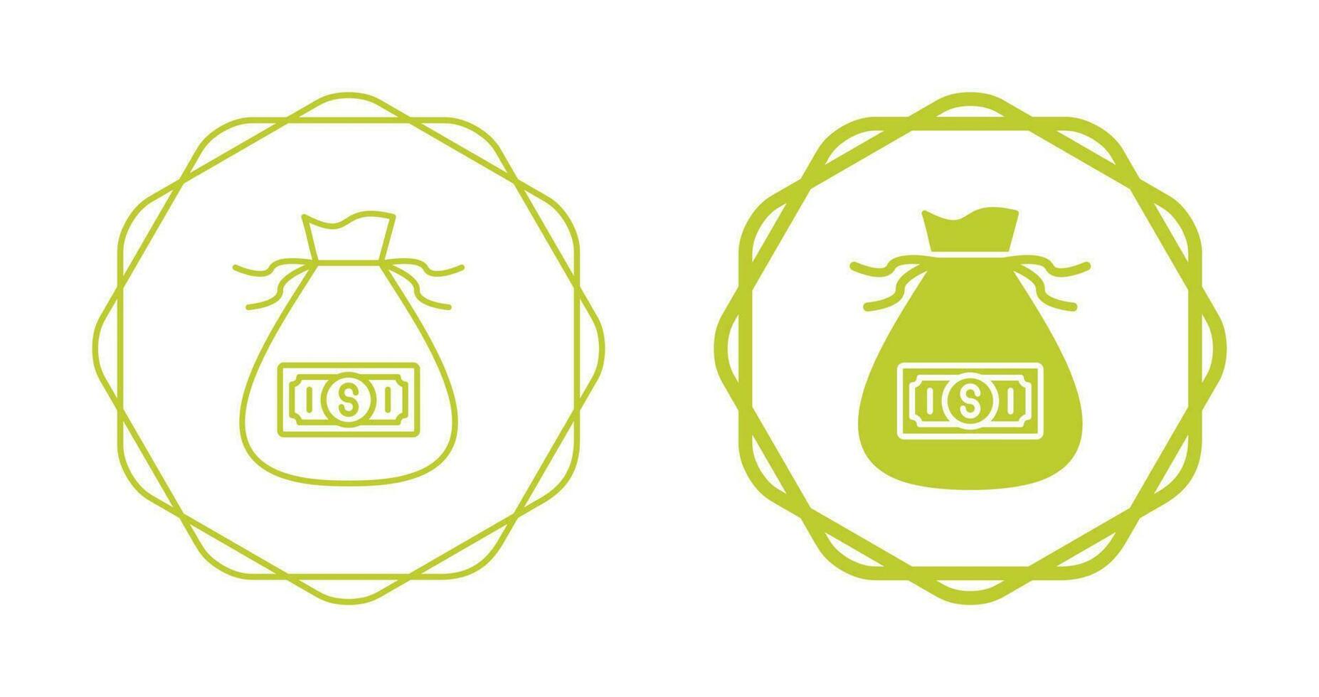 Money Bag Vector Icon