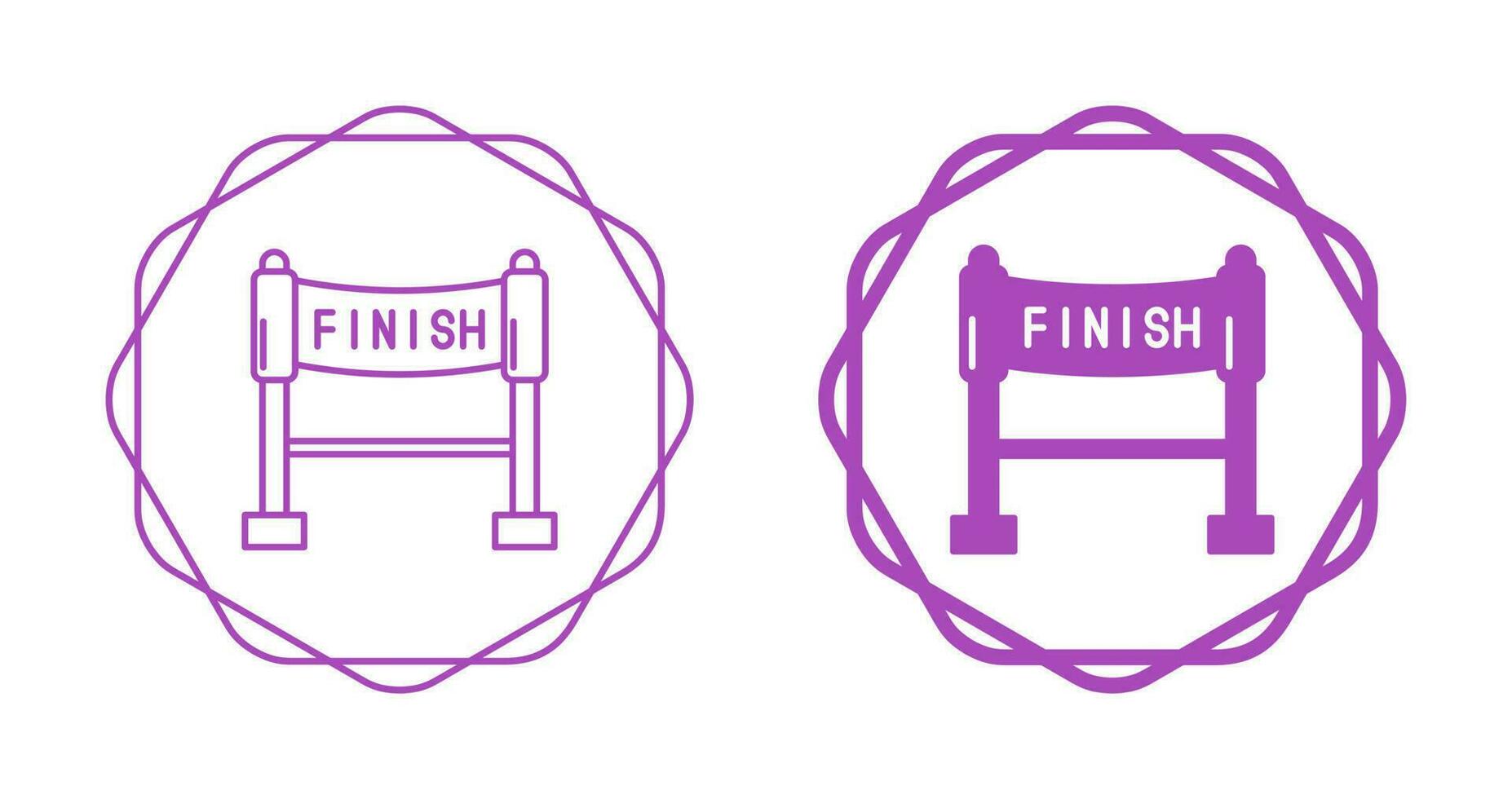 Finish Vector Icon