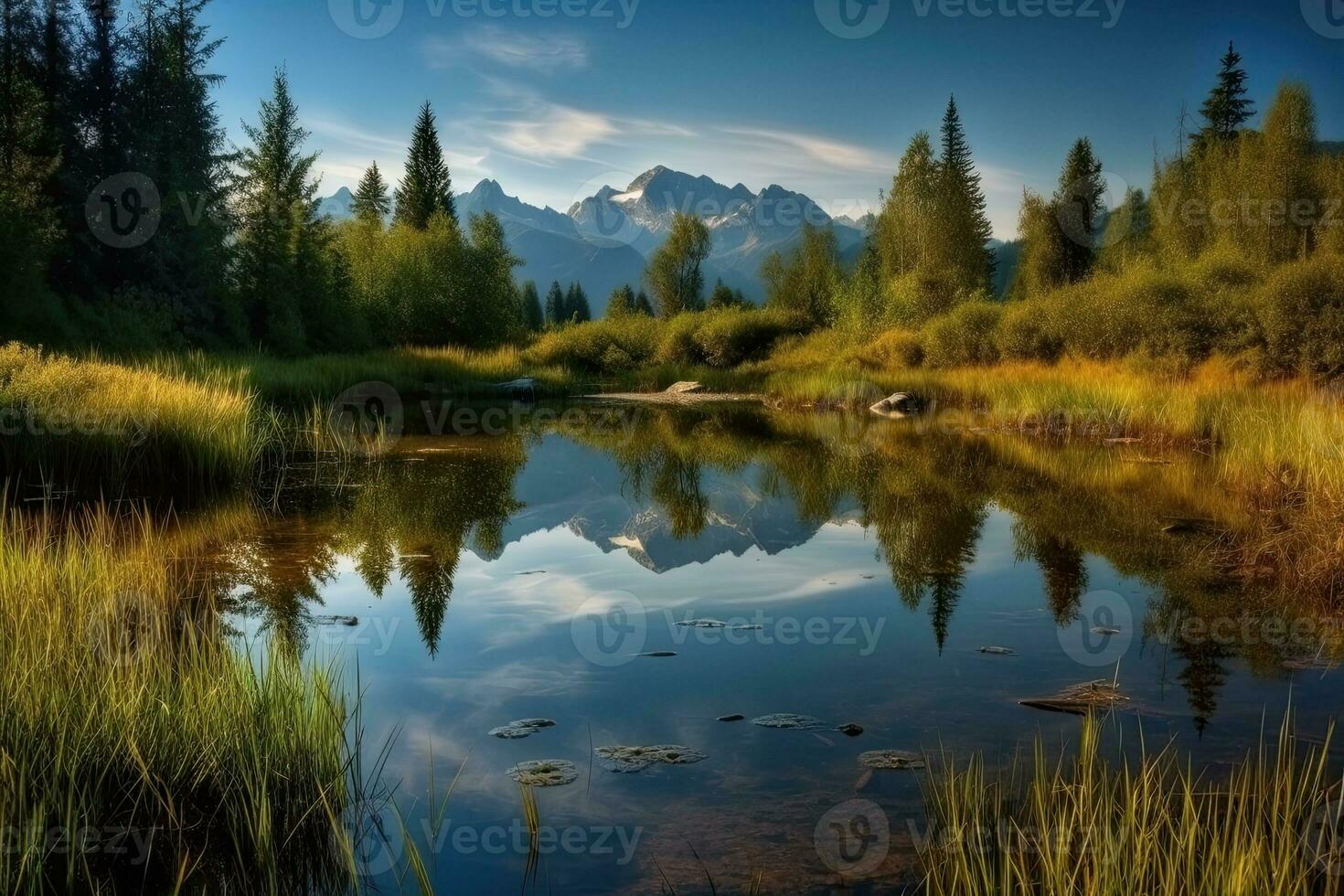 Fantastic autumn view of Bled lake. Popular travel destination in Slovenia, Europe. Beauty world. photo