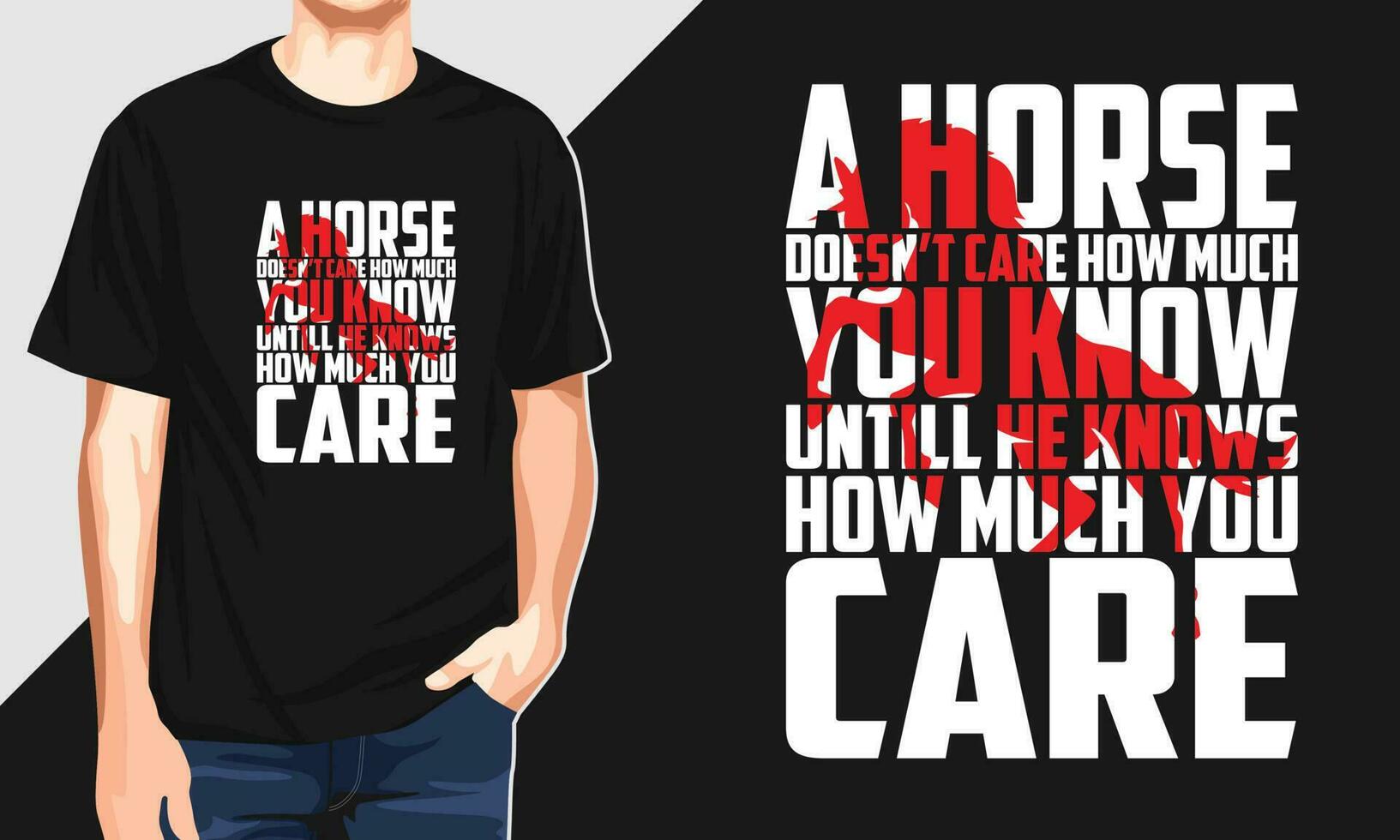 Horse lover tshirt design 23980092 Vector Art at Vecteezy