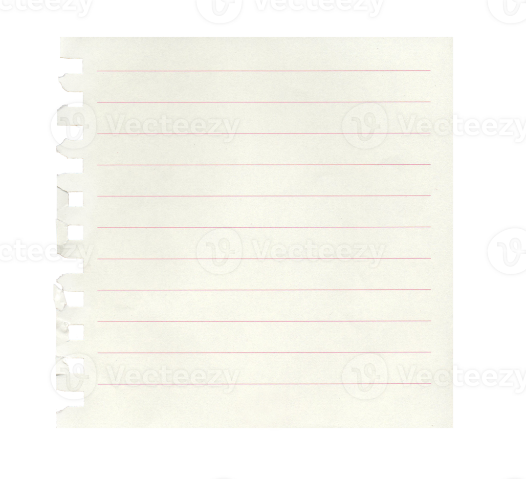 blank torn note paper png