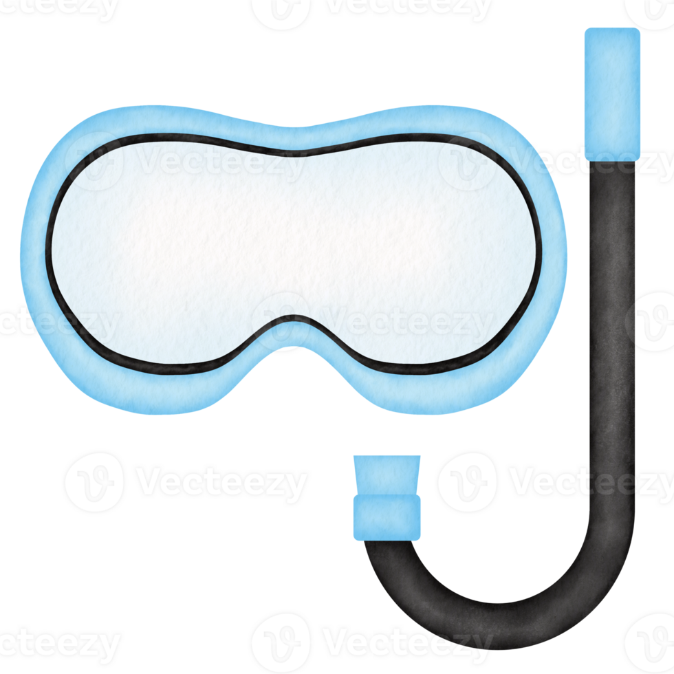 blue and black snorkel png