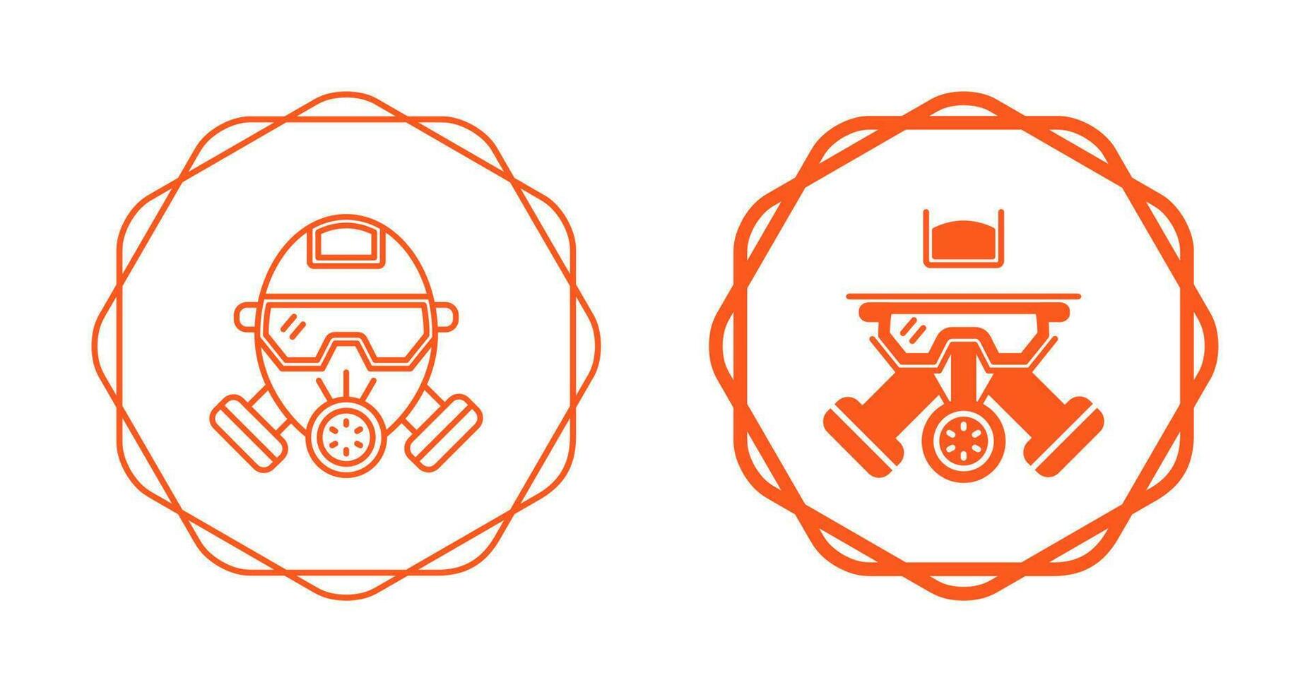 Gas Mask Vector Icon