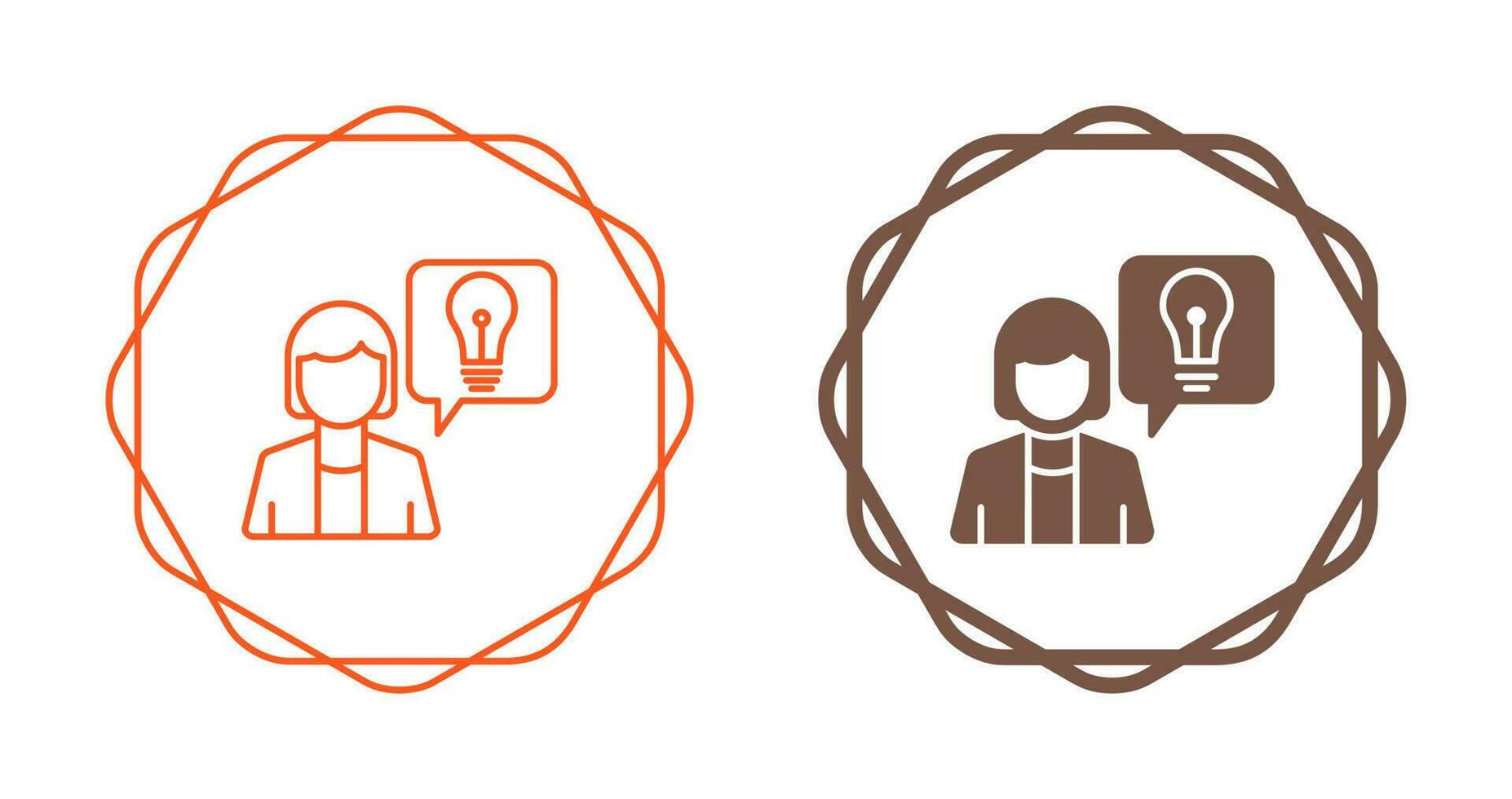 icono de vector de idea