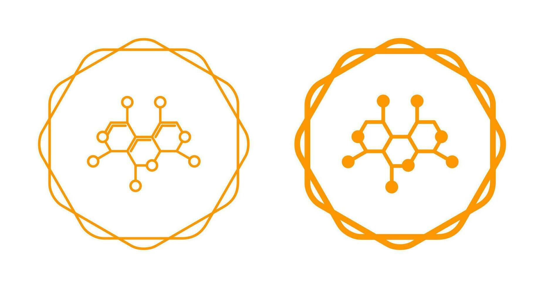 Molecule Structure Vector Icon