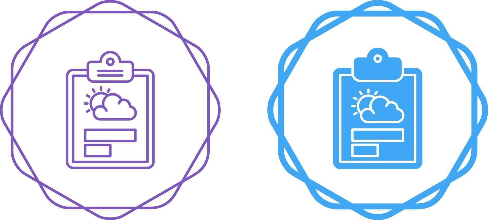 icono de vector de informe