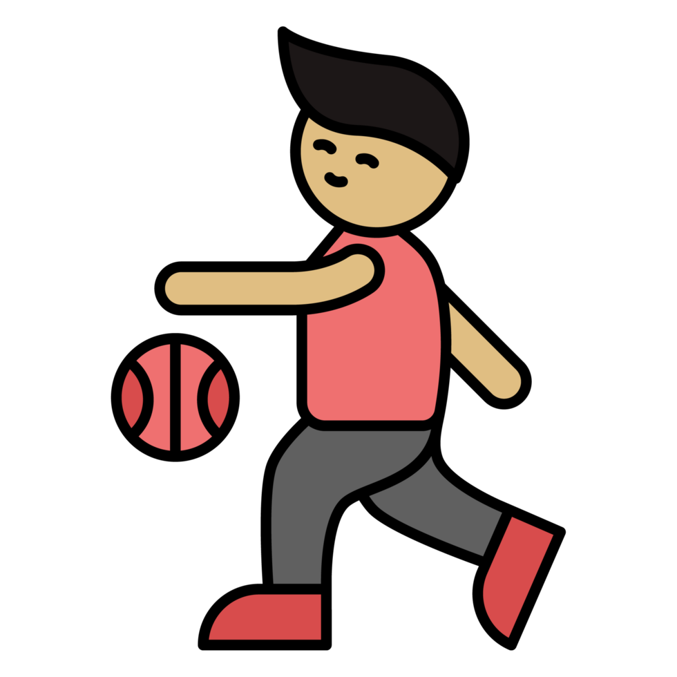 man play basketball png