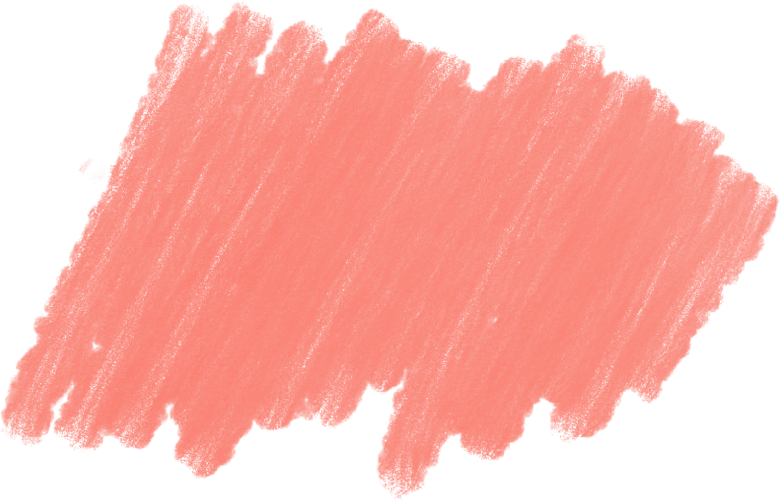 Pink charcoal brush stroke isolated for decoration. png