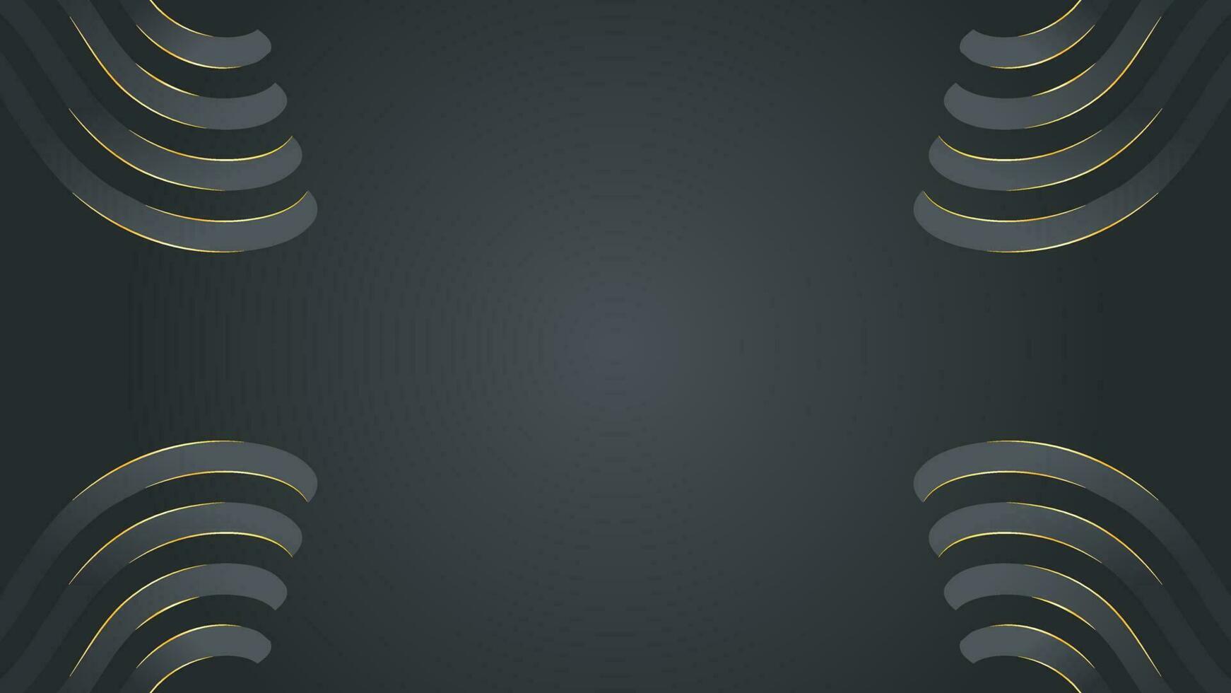 Abstract Black Background with Copy Space vector