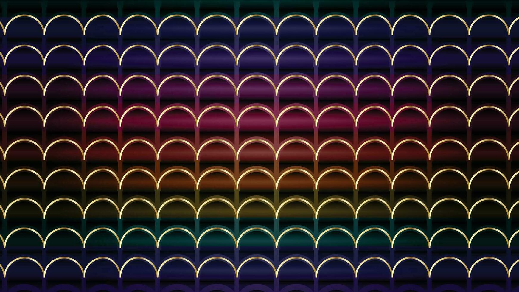 Colorful Mermaid Scales Background vector