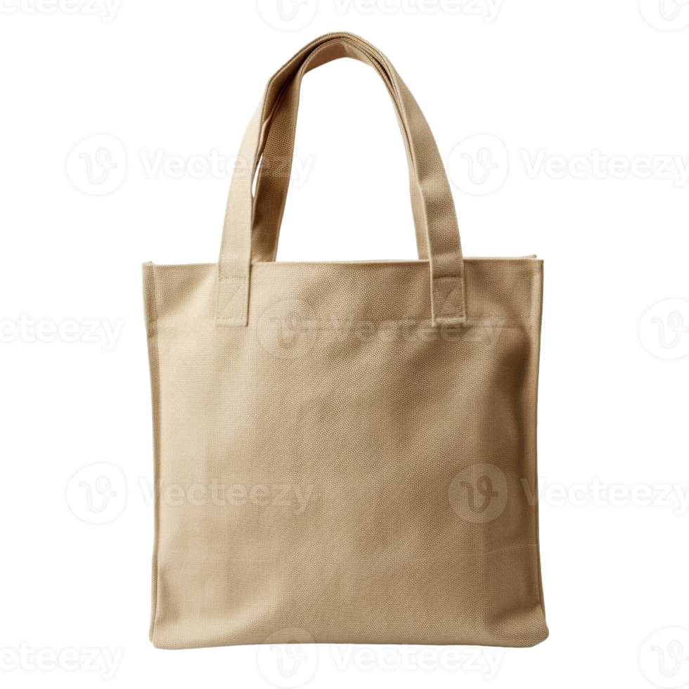 Eco friendly bag on transparent background, created with png
