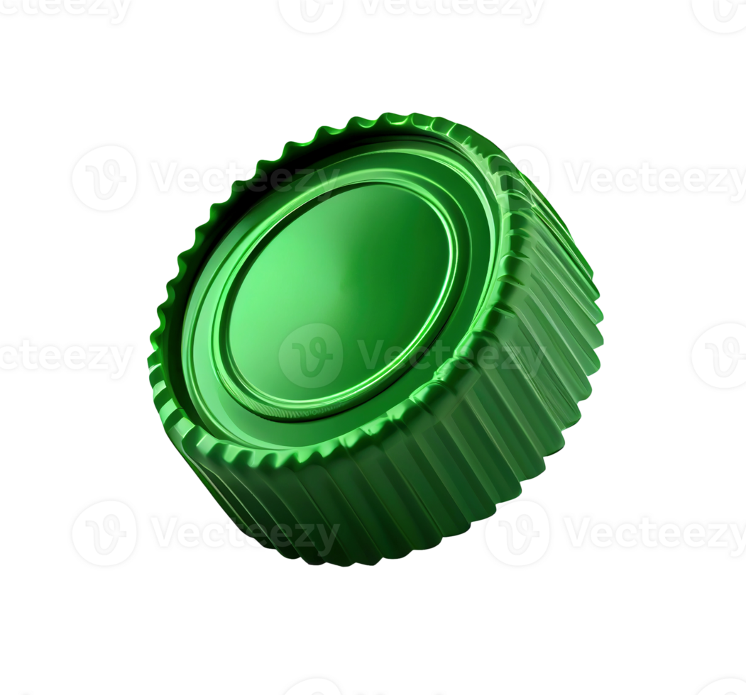 Bottle cap on transparent background, created with png